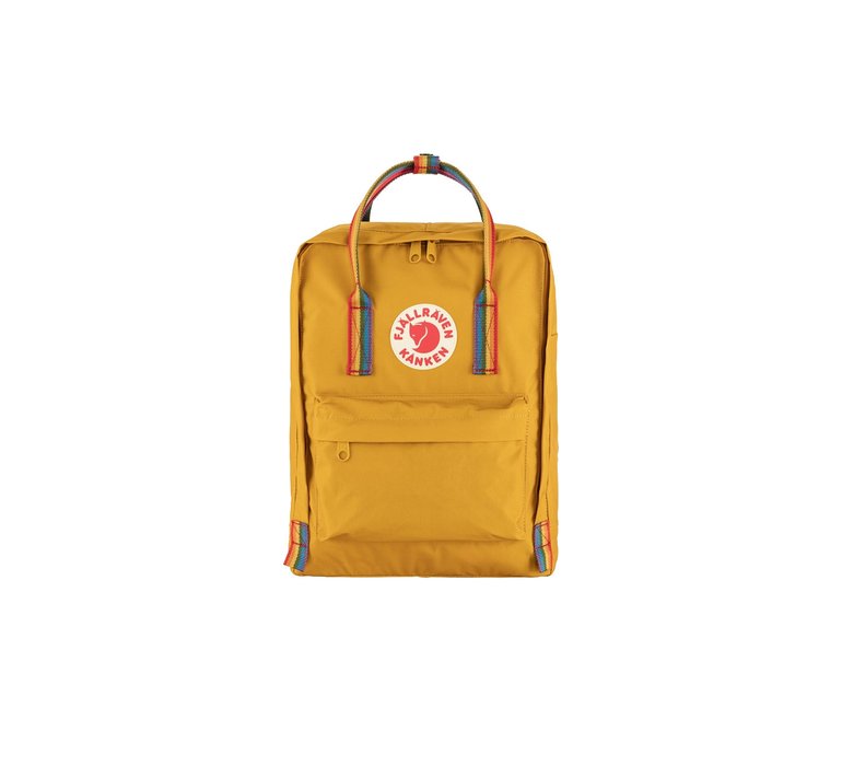 Fjällräven Kånken Rainbow Ochre-Rainbow Pattern