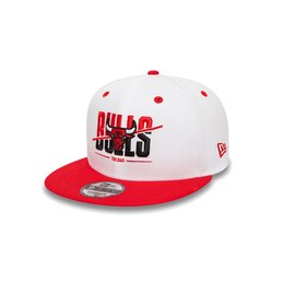New Era Chicago Bulls Crown White 9FIFTY Snapback Cap