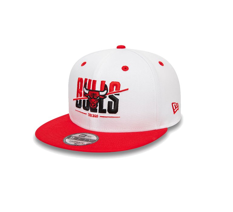 New Era Chicago Bulls Crown White 9FIFTY Snapback Cap