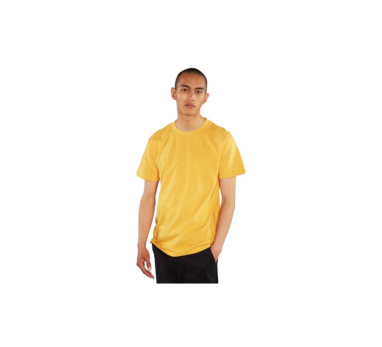 Dedicated T-shirt Stockholm Base Honey Yellow