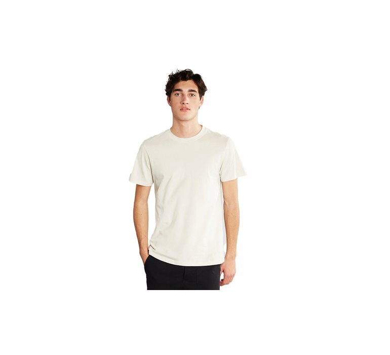 Dedicated T-shirt Stockholm Base Oat White