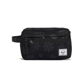 Herschel Supply Chapter Travel Kit Black Floral Sun