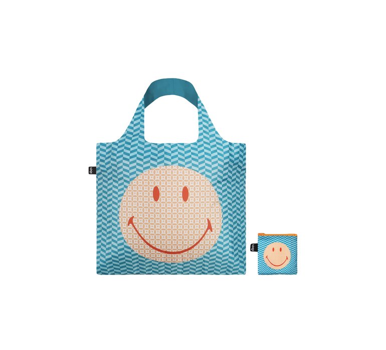 Loqi Bag Smiley - Geometric Recycled Bag