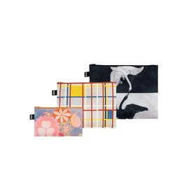 Loqi Hilma af Klint, Mondrian - Recycled Zip Pockets