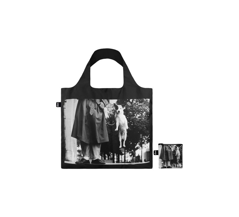 Loqi Elliott Erwitt - Dog Jumping Recycled Bag