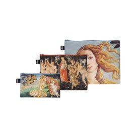 Loqi Sandro Botticelli - Birth of Venus, Primavera, Portrait of Venus Recycled Zip Pockets
