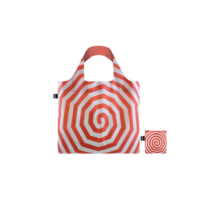 Loqi Louise Bourgeois - Spirals Red Recycled Bag