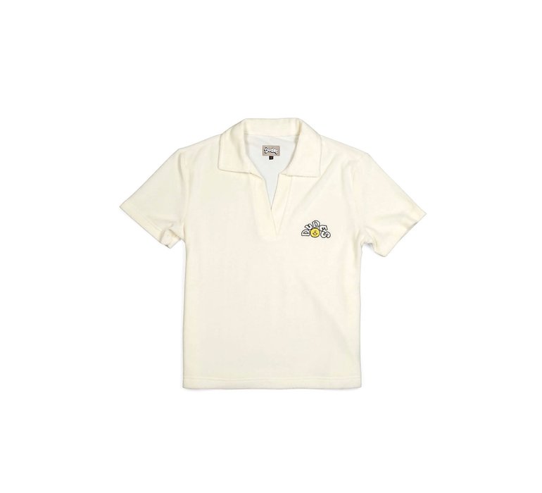 The Dudes Leony Women Polo Shirt Vanilla