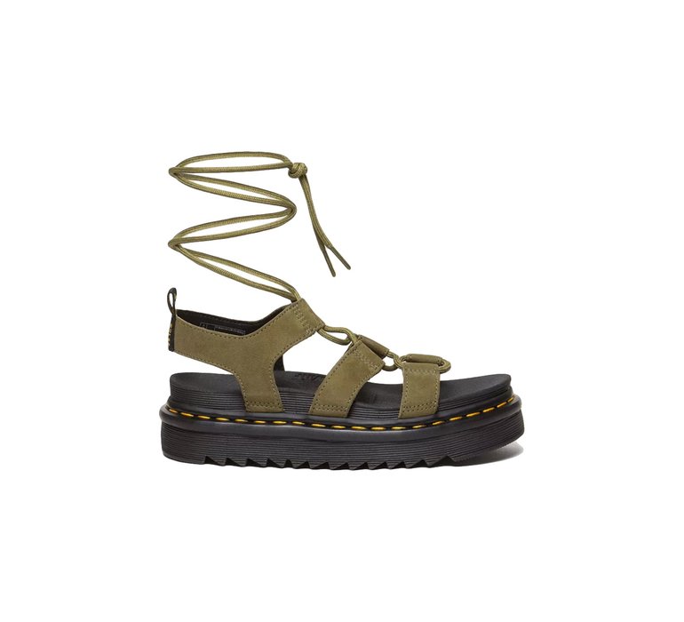 Dr. Martens Nartilla Tumbled Nubuck Leather Gladiator Sandals W