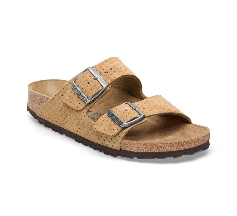 Birkenstock Arizona Suede Embossed Narrow Fit