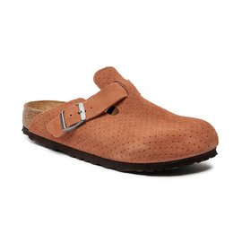 Birkenstock Boston Suede Embossed Narrow Fit