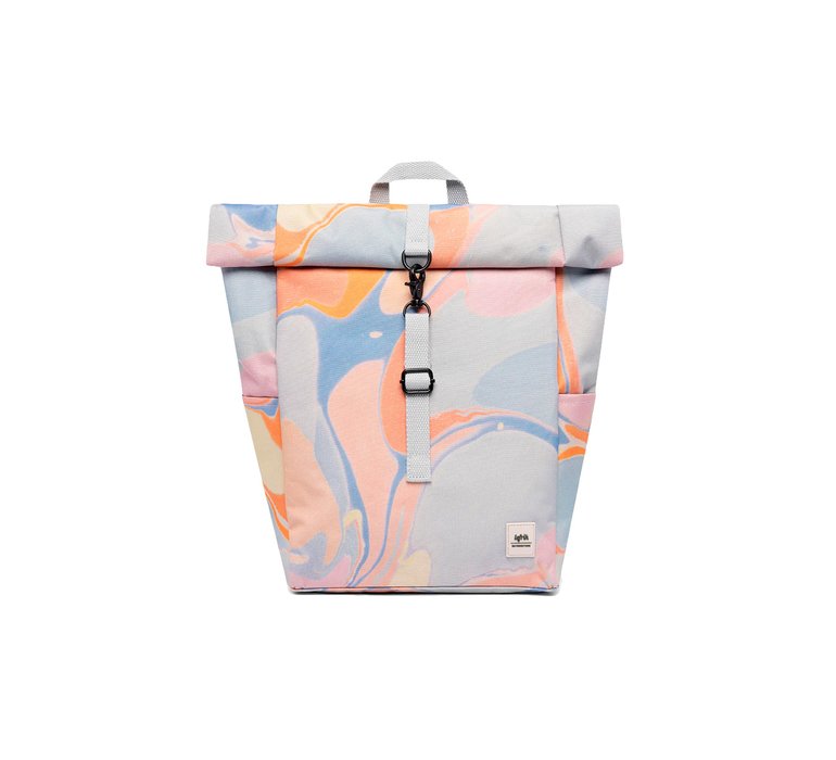Lefrik Roll Mini Backpack Printed Marble