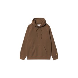 Carhartt WIP Hooded Chase Sweat Chocolate