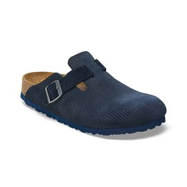 Birkenstock Boston Suede Leather Embossed Narrow Fit