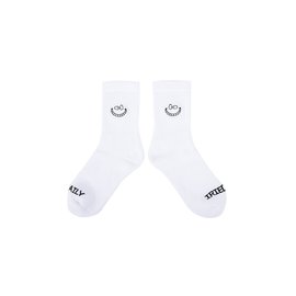 IrieDaily Grin Cat Sock White