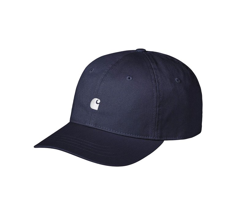 Carhartt WIP Madison Logo Cap Air Force Blue White