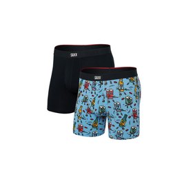 Saxx Vibe Xtra (2Pack) Soft Comfort Boxer Brief 6"
