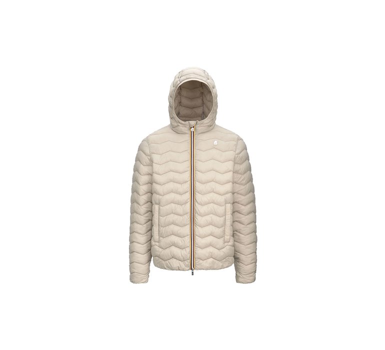 K-Way Jack Quilted Warm Beige Grey