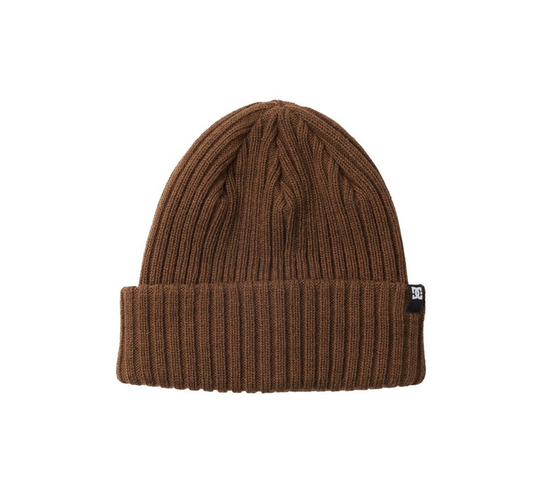 DC Shoes Fish N Destroy 2 Cuffed Beanie Dark Earth