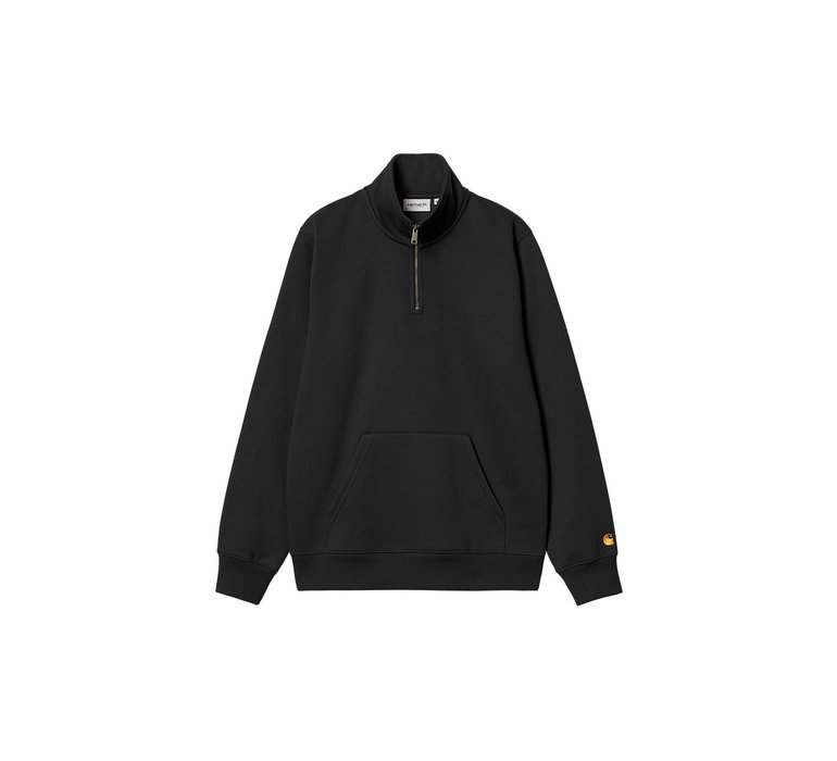 Carhartt WIP Chase Neck Zip Sweatshirt Black