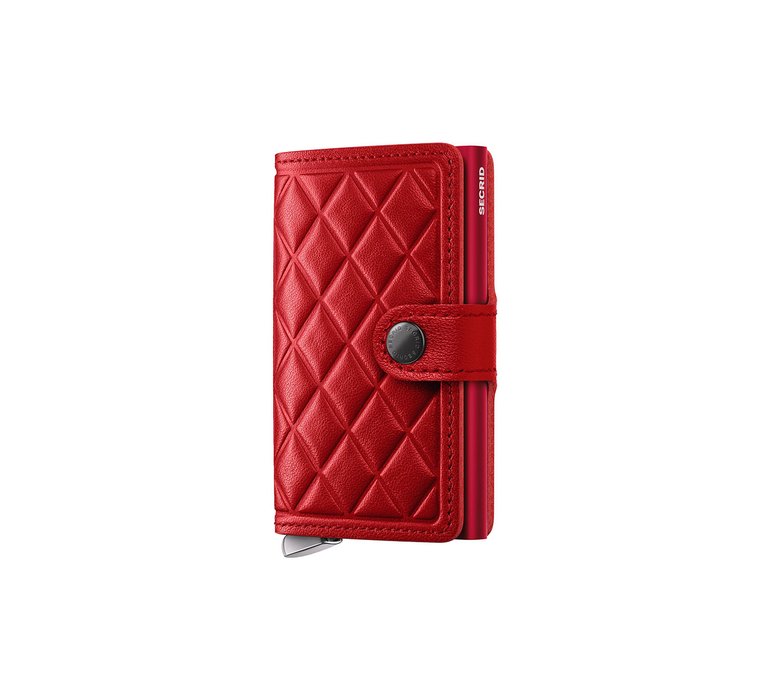 Secrid Miniwallet Emboss Diamond Red
