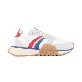 Palladium Troop Runner Flame White Chili Blue M