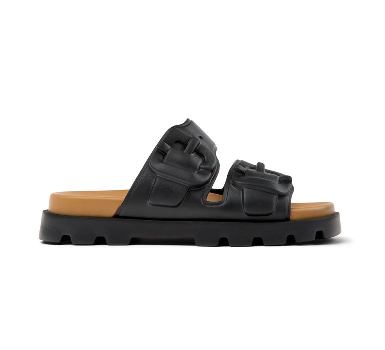 Camper Brutus Sandal W 3D Negro