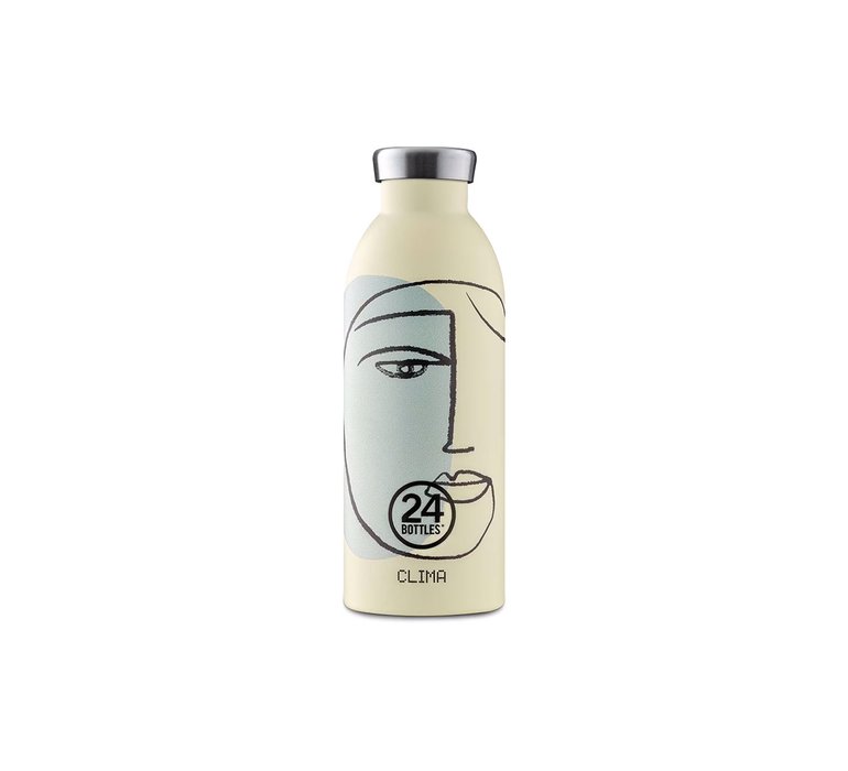 24 Bottles Clima Bottle White Calypso 500 ml