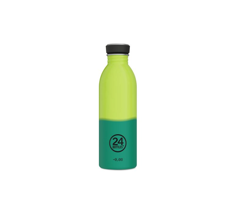 24 Bottles Urban Bottle REactive Yellow/Green 500ml