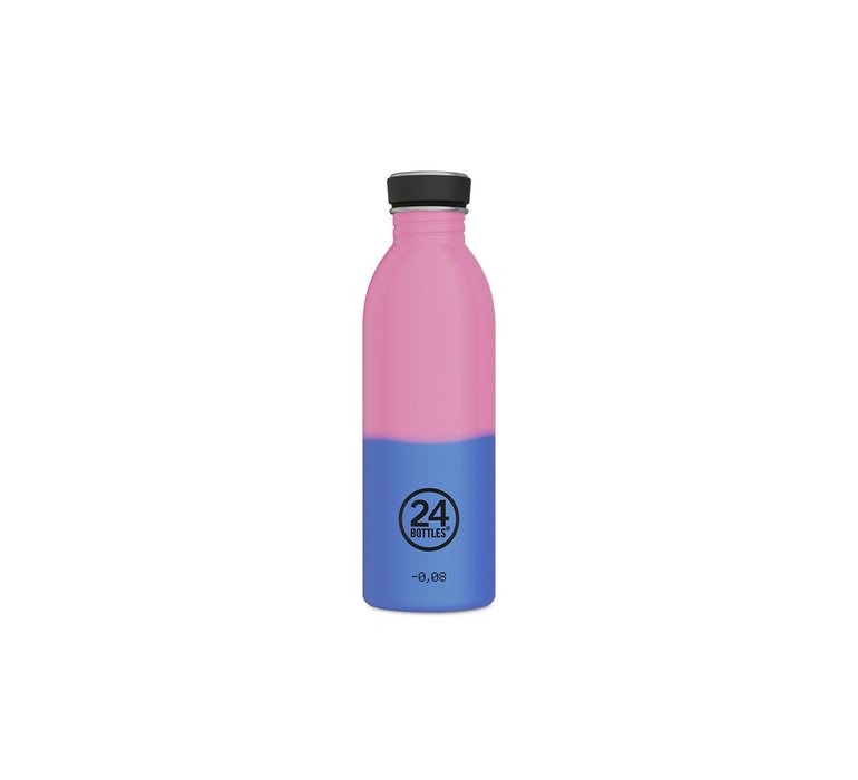 24 Bottles Urban Bottle REactive Pink/Blue 500ml