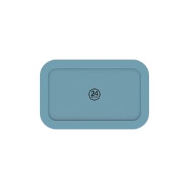 24 Bottles Snackbox Powder Blue 700 ml