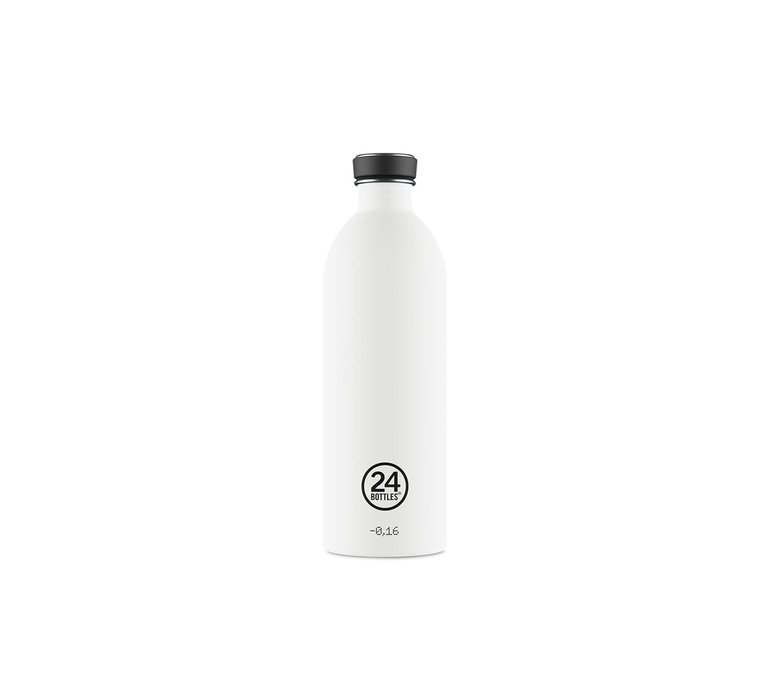 24 Bottles Urban Bottle Stone Ice White 1000ml