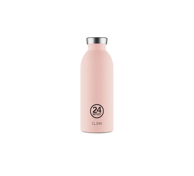 24 Bottles Clima Bottle Dusty Pink Stone 500 ml