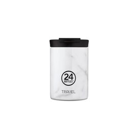 24 Bottles Travel Tumbler Carrara 350ml