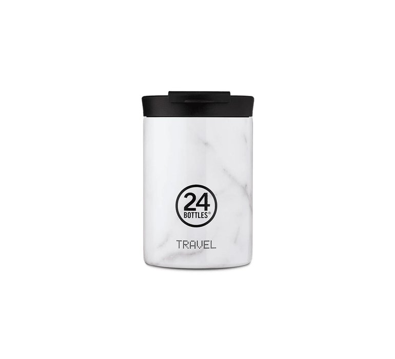 24 Bottles Travel Tumbler Carrara 350ml