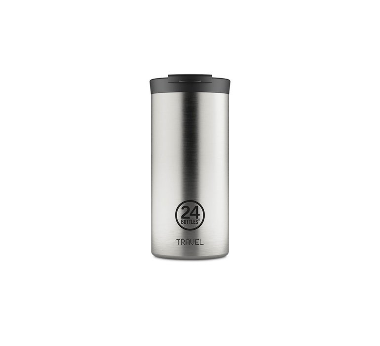 24 Bottles Travel Tumbler Brushed Steel 600ml