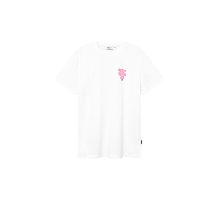 Dedicated T-shirt Stockholm Magical Flowers White