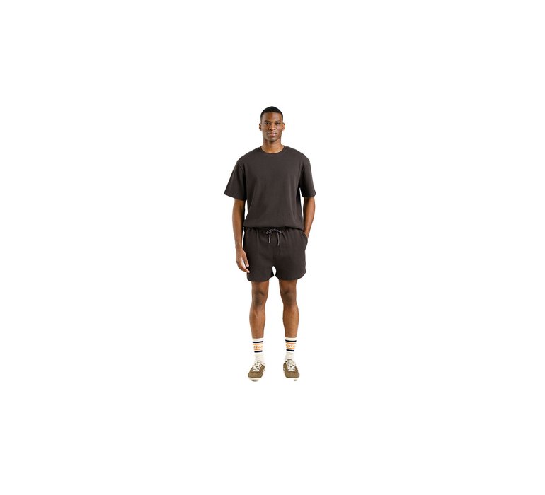 Dedicated Shorts Essingen Waffle Phantom Black