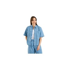 Dedicated Shirt Stensvik Denim Light Blue