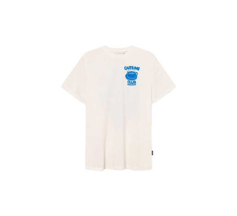 Dedicated T-shirt Stockholm Caffeine Club Off-White