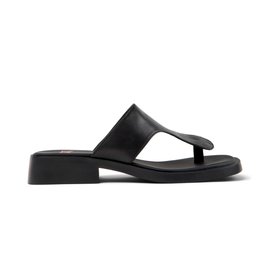 Camper Twins Leather Sandals Ultrasoft Negro