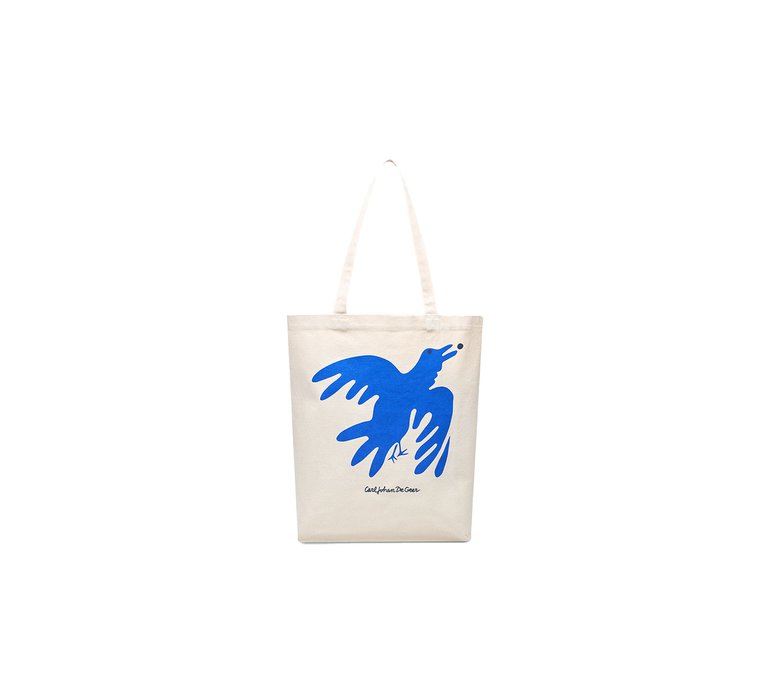 Dedicated Tote Bag Torekov The Phoenix Bird Off-White
