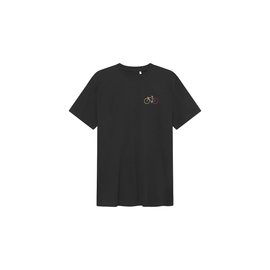 Dedicated T-shirt Stockholm Small Paper Cut Bike Black