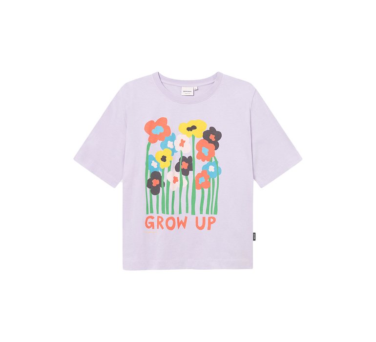 Dedicated T-shirt Vadstena Grow Up Thistle Purple