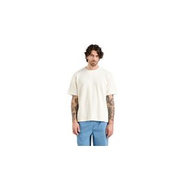 Dedicated T-shirt Danviken Waffle Off-White
