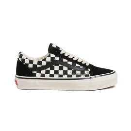 Vans LX Old Skool Checkerboard Shoe Black White