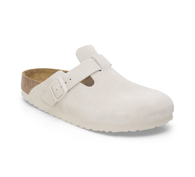 Birkenstock Boston Soft Footbed Suede Leather Narrow Fit