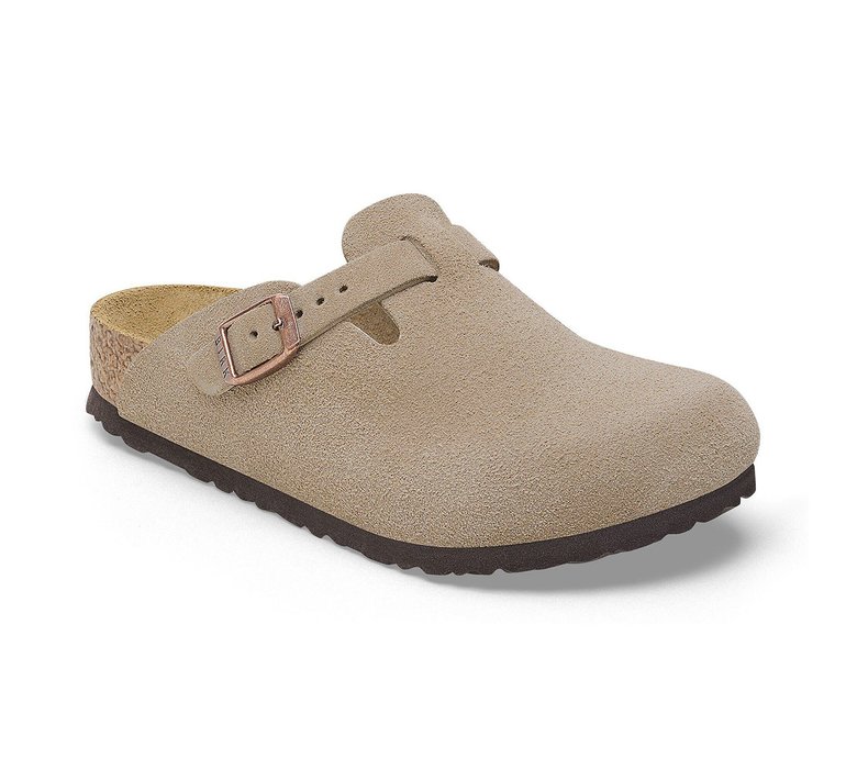 Birkenstock Boston Kids Suede Leather Narrow Fit