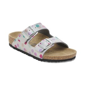 Birkenstock Arizona Kids BF Elec. Metal. Silver Dots Regular Fit